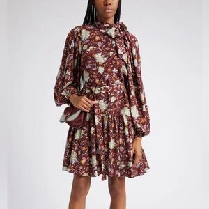 NWOT Lula floral-print minidress